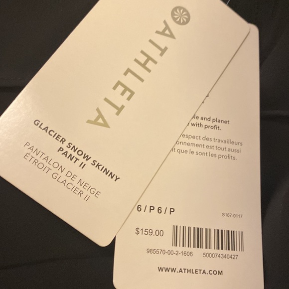 ATHLETA Glacier Snow Skinny Pant II // Black #985570 - Picture 5 of 16